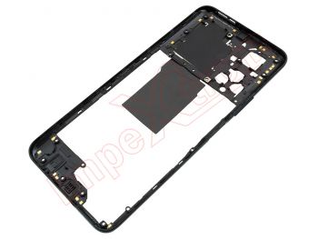 Front / central housing with Steel black frame and NFC antenna for Huawei Honor X7